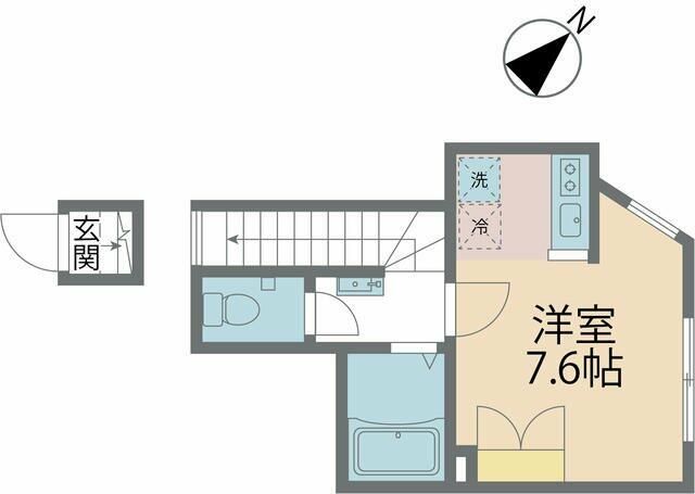 アリビオ立川 間取り図