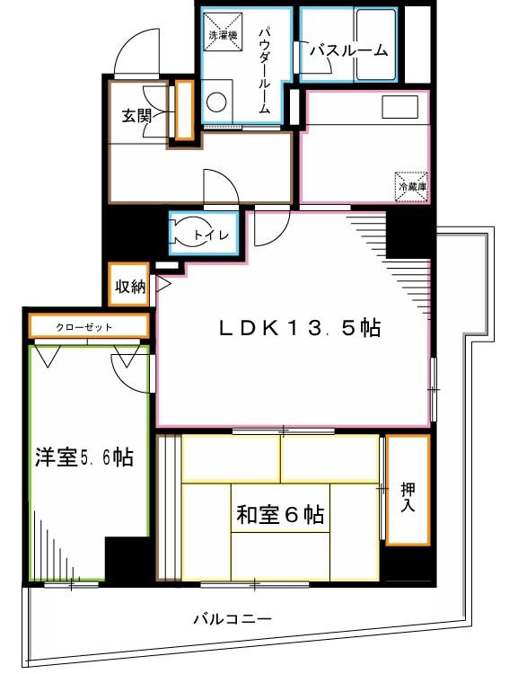 ハイエスト荻窪 間取り図