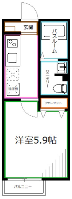 リヴェール　フジ  間取り図