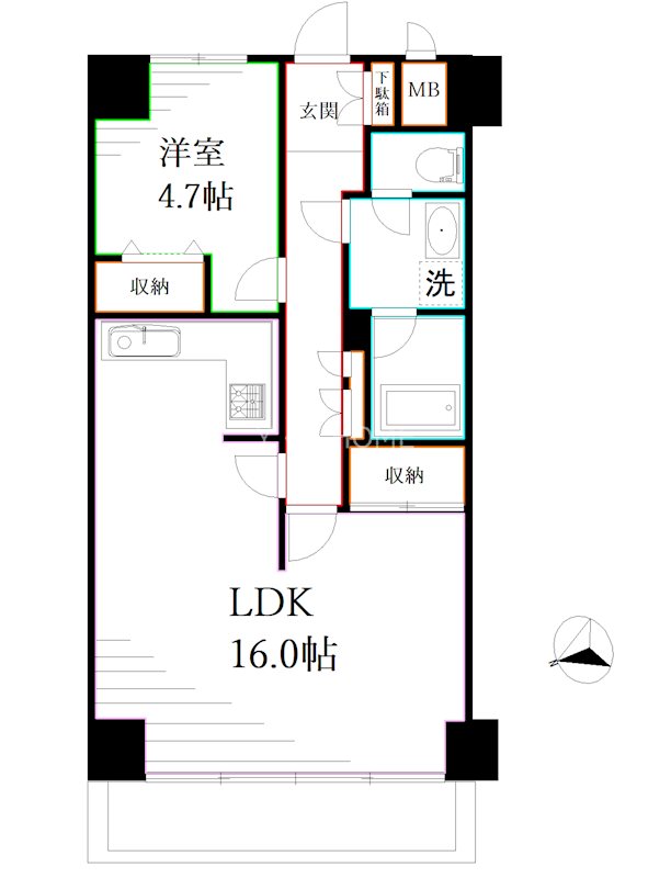藤和シティコープ三鷹 間取り