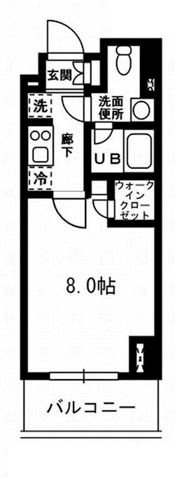 レジディア杉並方南町 間取り