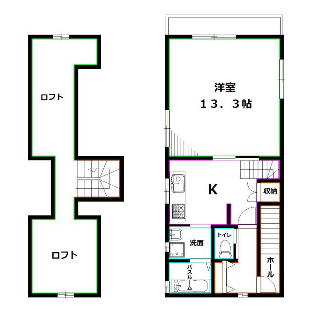 コモド西荻 間取り