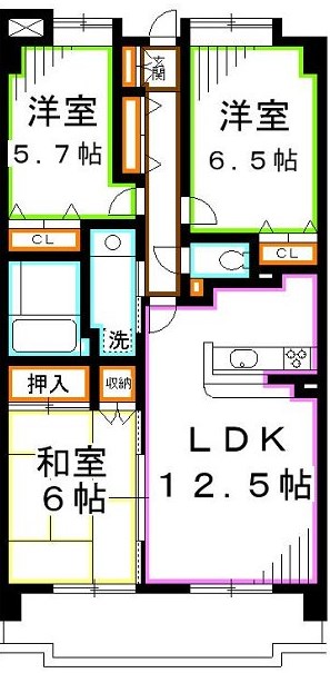 ライフステージ武蔵野 間取り