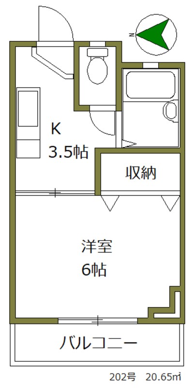 コーポすみた 間取り