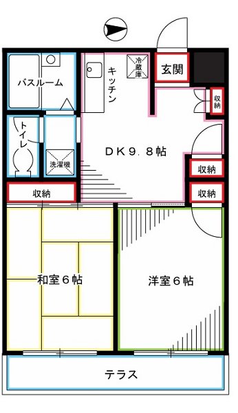 リエス国分寺恋ヶ窪 間取り