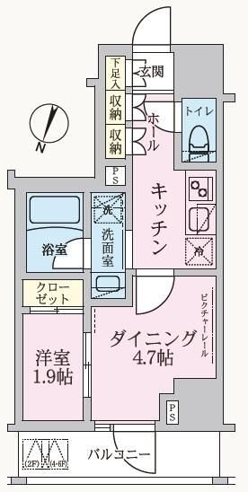 ARKMARK方南町Sta. 間取り図