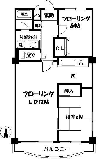 ワコーレ国立 間取り