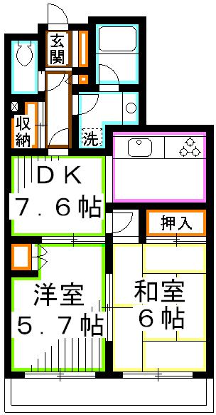 第一弓削ビル藤和三鷹 間取り