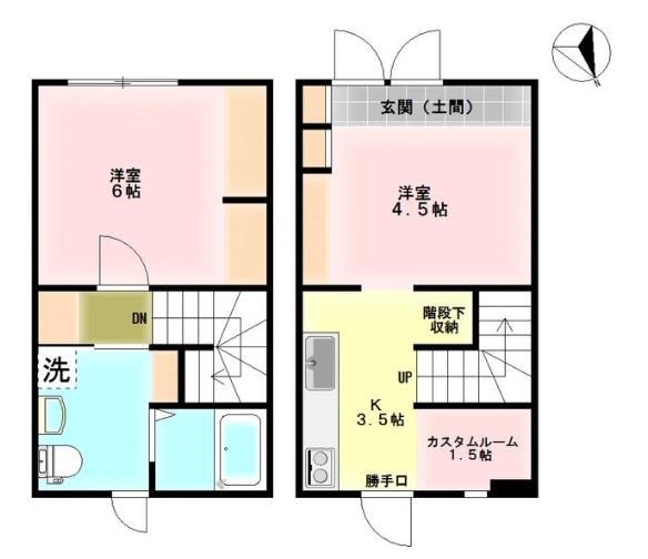 緑町の長屋 間取り
