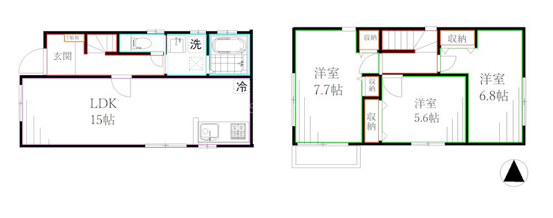 グランソフィア花小金井南町   間取り