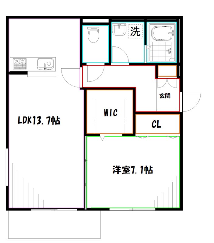ROSEWOOD　KK 間取り