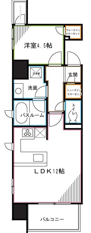 JP noie 阿佐ヶ谷  間取り