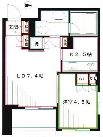 グローリオ三鷹 間取り