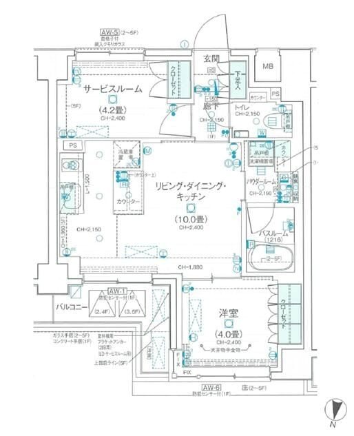 デュオステージ武蔵関 間取り