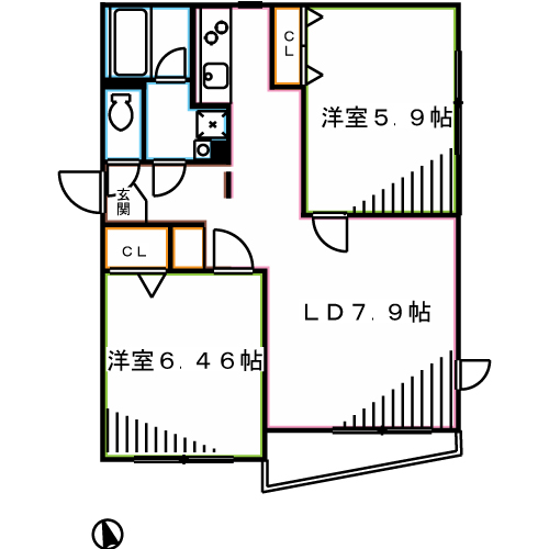 モジュロール ミタカ 間取り