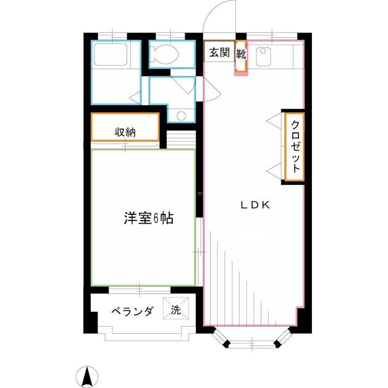 貢栄ハイツ 間取り