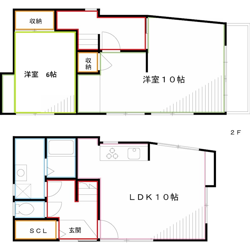 山下様貸家 間取り