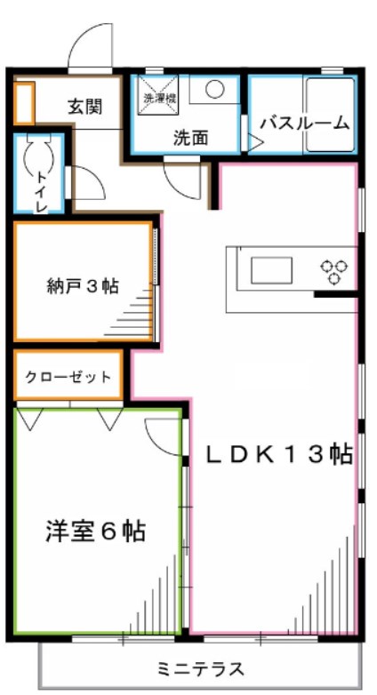 CasaVerde南荻窪D棟 間取り