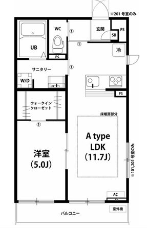 リブリ・クレールⅢ 間取り