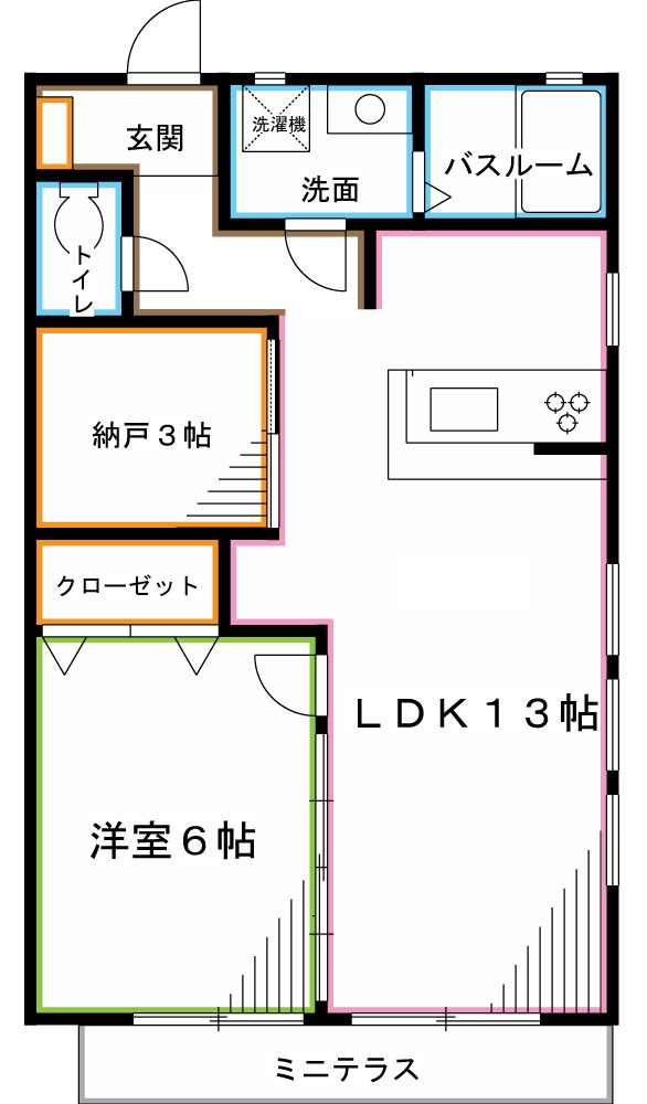 CasaVerde南荻窪D棟 間取り