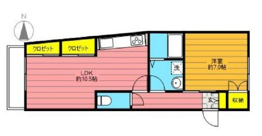 東財パステルメゾン国分寺 間取り図