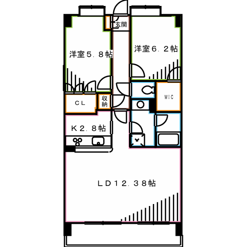 ANESIS KAPPA DUO 間取り