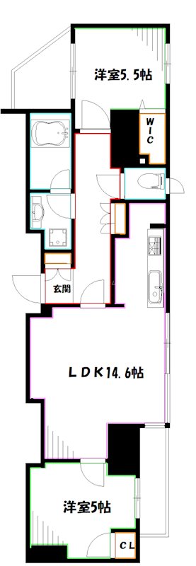 KDXレジデンス三鷹 間取り
