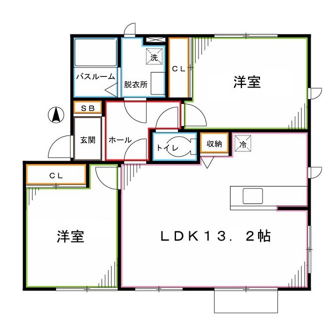 ノースソシアA 間取り