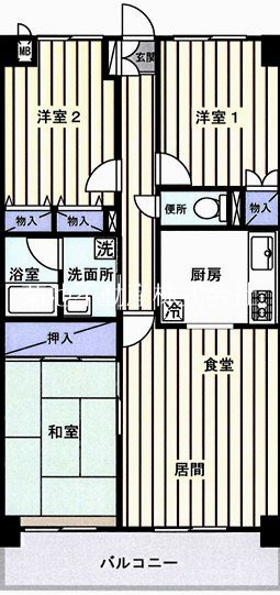 グランデール武蔵野 間取り