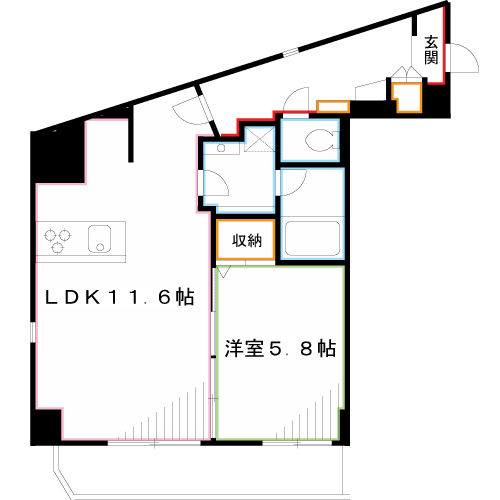 シャルマン三鷹 間取り