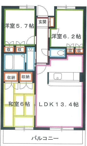 N・グランドゥール 間取り