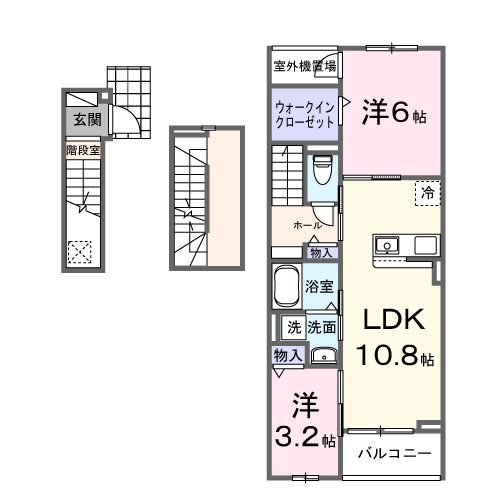 ヒカルサ西東京向台ウエスト 間取り