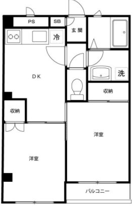 モンシャトー高円寺 間取り