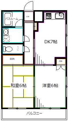 1000マナーホームズ南阿佐ヶ谷 間取り