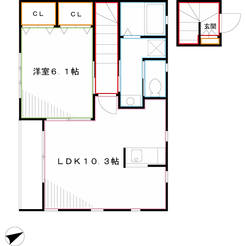ラシーネはけの森 間取り