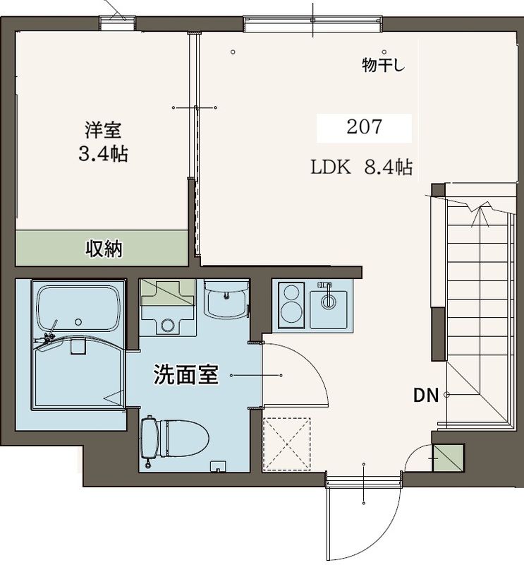 Agrande Nishi-Kokubunji（エイグラン西国分寺） 間取り