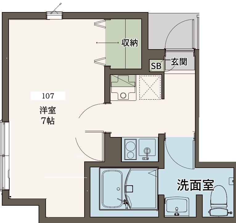 Agrande Nishi-Kokubunji(エイグラン西国分寺) 間取り