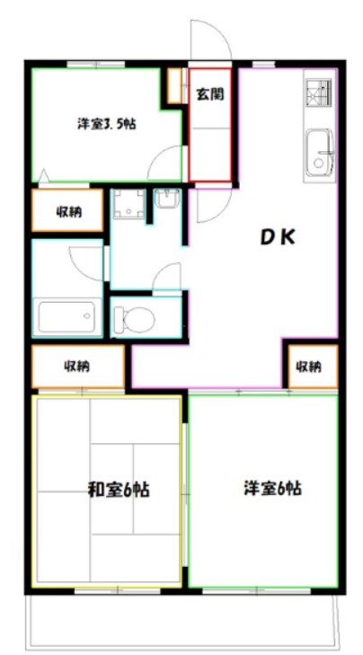 ハイツ瑞光 間取り