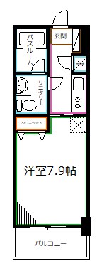 コンフォート武蔵野 間取り