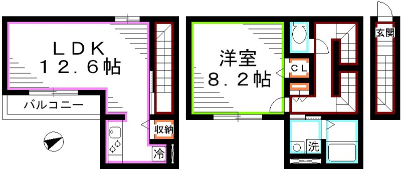 ミハス三鷹の森 間取り