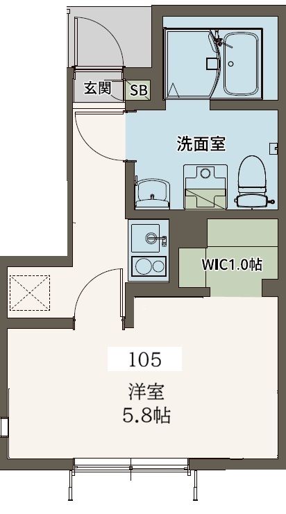 Agrande Nishi-Kokubunji(エイグラン西国分寺) 間取り