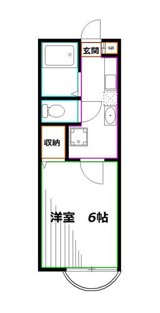 パンショナフランテルニテ 間取り