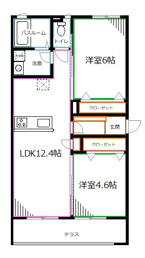 Bridge Park Court 間取り