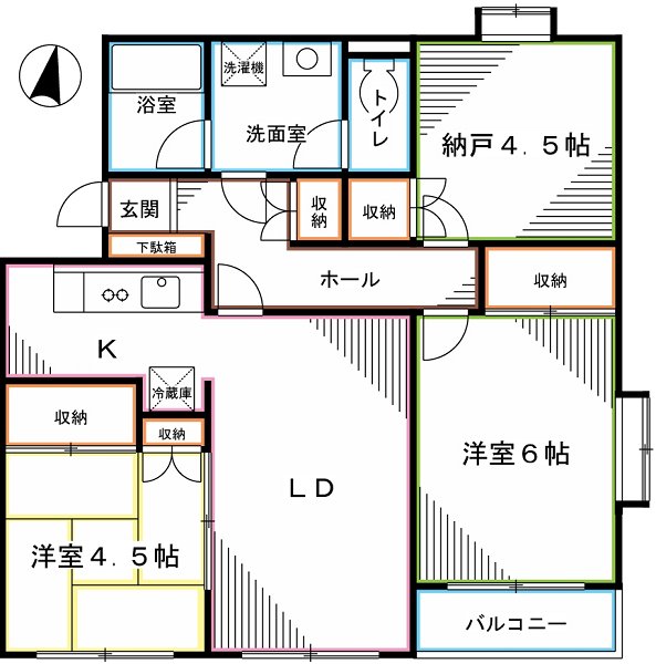 ヘリオス378国分寺 間取り