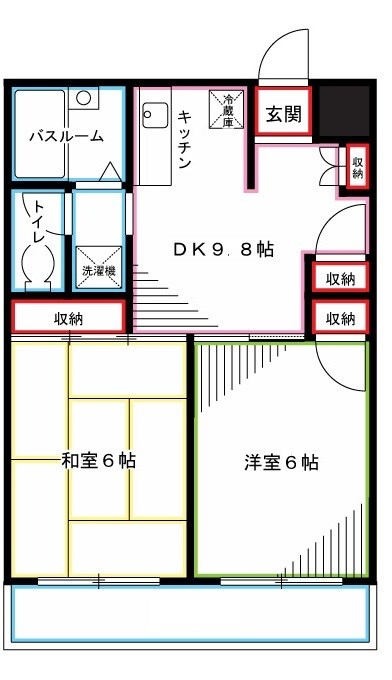 リエス国分寺恋ヶ窪 間取り