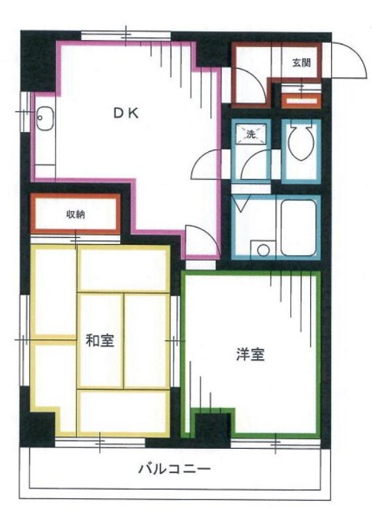 ラカーサモモイ 間取り図