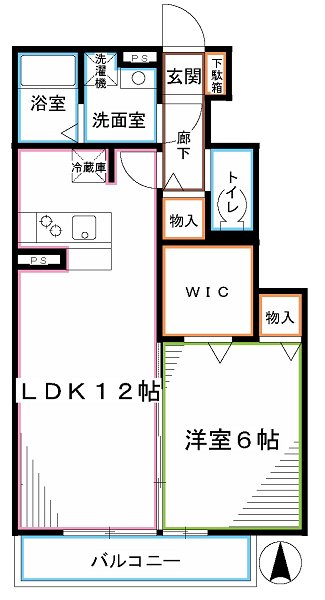 クレールＢ 間取り