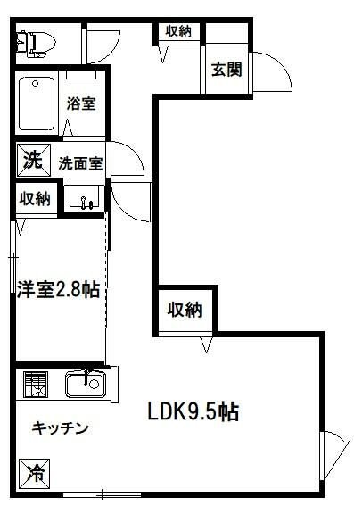 Cassa kelly(カーサケリー) 間取り