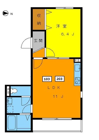 高円寺パレス  間取り