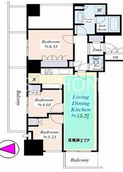 アトラス三鷹レジデンス　 間取り